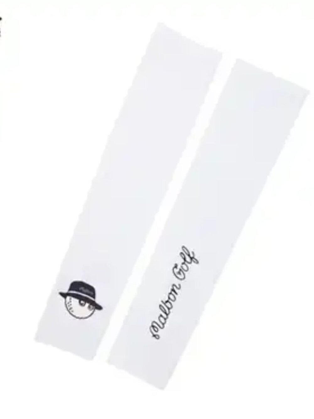 Malbon New Summer Sun Protection Arm Sleeves High-Quality Stretch White